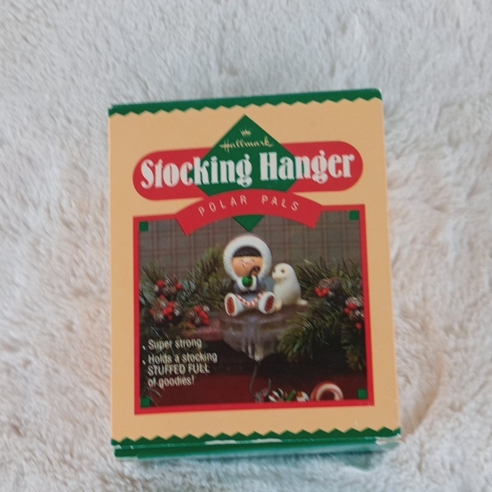 Hallmark Stocking Hanger -Eskimo and seal